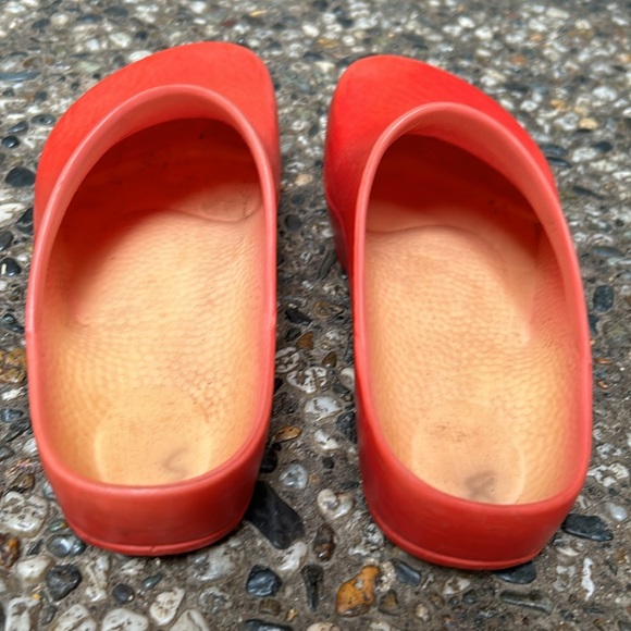 Birkenstock Red Rubber Clogs - Picture 5 of 11
